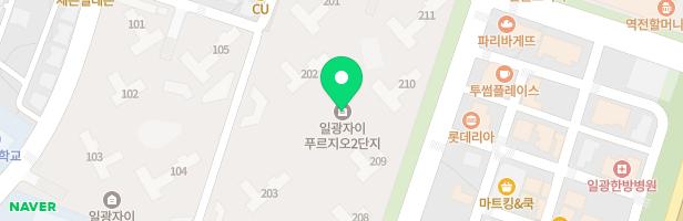 일광자이푸르지오 2단지 어린이놀이터2 지도 이미지