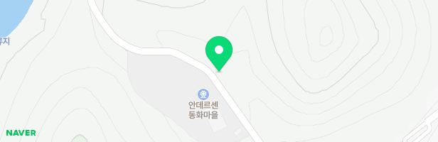 안데르센동화마을 테마숲 내 어린이 놀이터 지도 이미지