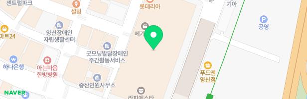 잭슨나인스5 라피에스타 양산점 지도 이미지