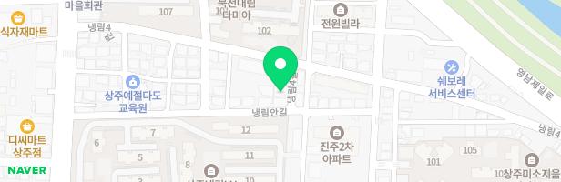 상주 북천 대림다미아 아파트 어린이놀이시설 지도 이미지
