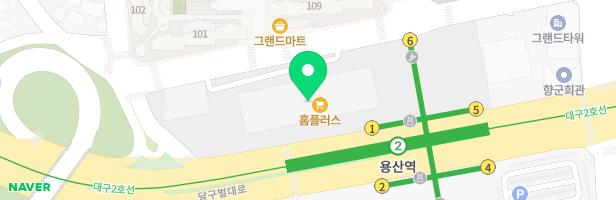 슈퍼윙스 키즈카페 홈플러스 성서점(김순중) 지도 이미지