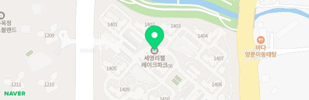 양주옥정 세영리첼레이크아파트 어린이놀이터1 지도 이미지
