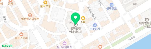 에메랄드 퀸 어린이놀이터 지도 이미지