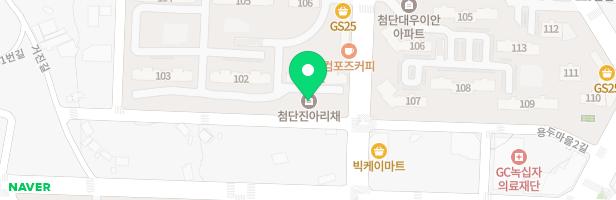 첨단진아리채 110동 앞 어린이놀이터3 지도 이미지