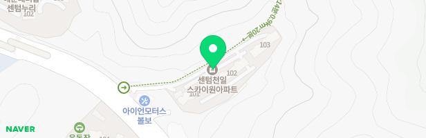 부산 센텀천일스카이원 아파트 어린이놀이시설 지도 이미지