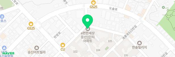 E편한세상둔산1단지 어린이놀이터2(102동) 지도 이미지
