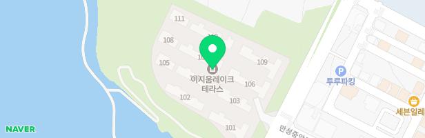 만성이지움레이크테라스 어린이놀이터 지도 이미지