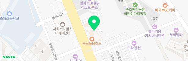 속초서희스타힐스더베이 어린이놀이터 1 지도 이미지