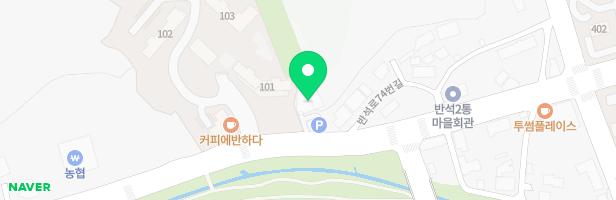 대전반석더샵 101동 앞 어린이놀이터2 지도 이미지