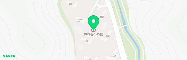 대구연경 연경숲 아파트 108동 측면에 위치한 어린이놀이터1 지도 이미지