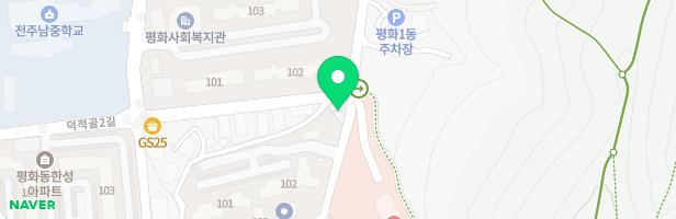 플러스하임아파트 103동 앞 놀이시설 지도 이미지