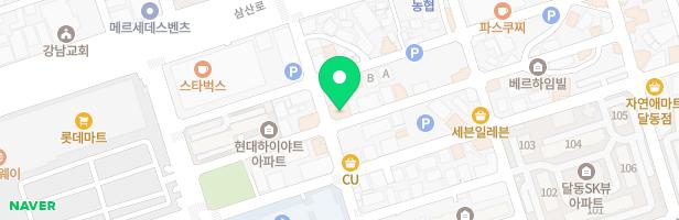 눈꽃대패 달동점 지도 이미지