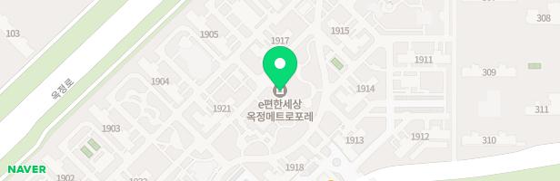 양주 e편한세상 옥정메트로포레 1915동 앞 어린이놀이터 지도 이미지