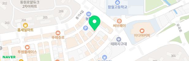 다운목살 지도 이미지