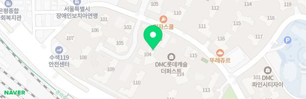 DMC롯데캐슬더퍼스트 APT 111동 112동사이 어린이놀이터3 지도 이미지
