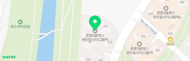 중흥S클래스센트럴시티C2 208동 앞 어린이놀이터 1 지도 이미지