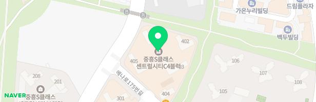 중흥S클래스센트럴시티C4 어린이집 앞 어린이놀이터 2 지도 이미지