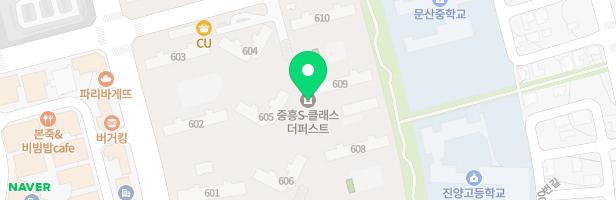 중흥S클래스더퍼스트 602동 앞 어린이놀이터 지도 이미지