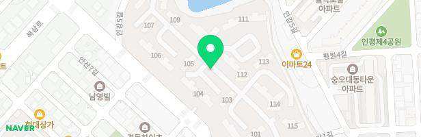 서희 스타힐스 104동 앞 어린이놀이시설 지도 이미지