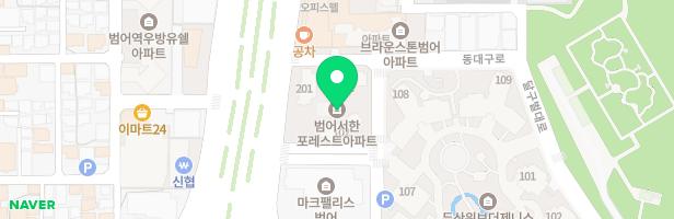 범어서한포레스트아파트 어린이놀이터 지도 이미지