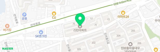 더샵인후센트럴아파트 어린이놀이터1(105동 앞) 지도 이미지