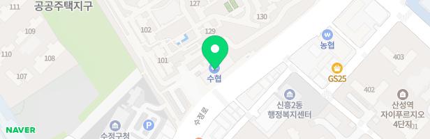산성역포레스티아 121동 놀이터 지도 이미지