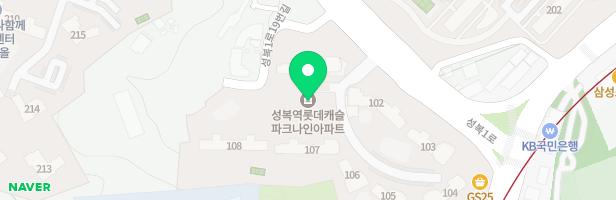 성복역롯데캐슬파크나인1차아파트 108동 어린이놀이터 지도 이미지