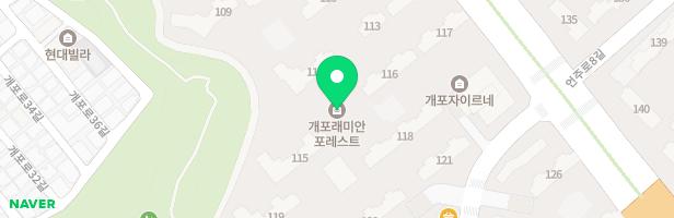 개포래미안포레스트 유아놀이터2(124동 뒤) 지도 이미지