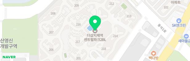 더샵 지제역 센트럴파크 2BL 201동 옆 어린이놀이터3 지도 이미지