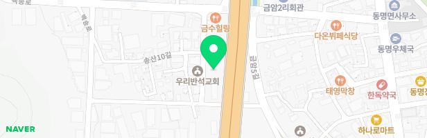 송산리 경관개선 어린이놀이터 지도 이미지