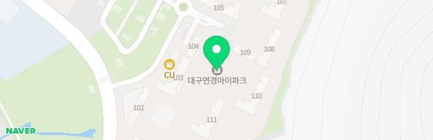대구연경아이파크아파트 101동 어린이놀이터 지도 이미지