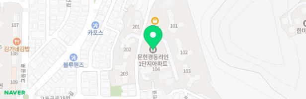 문현경동리인1단지 104동 어린이놀이터2 지도 이미지