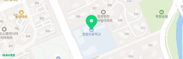 정원초 병설유치원 어린이놀이시설 지도 이미지