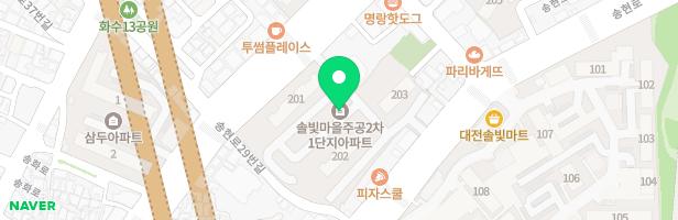 솔빛마을 주공2차 1단지 아파트 어린이놀이시설 지도 이미지