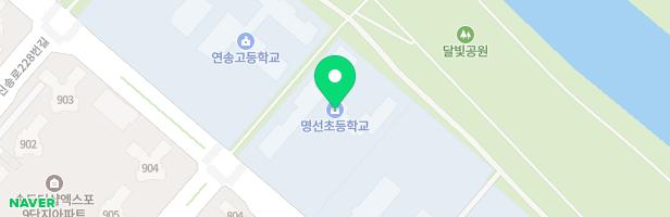 인천명선초등학교 저학년 실외놀이시설 지도 이미지