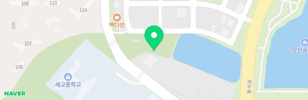 은실근린공원 어린이놀이시설 지도 이미지
