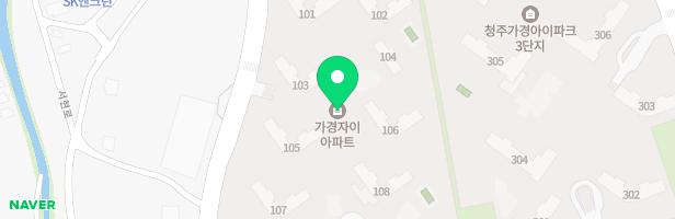 가경자이아파트 어린이놀이터(110동 옆) 지도 이미지