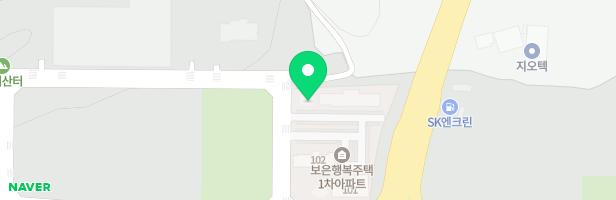 보은군 2차 행복주택 아파트 103동 옆 놀이시설 지도 이미지