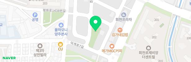 양주회천 택지개발사업 1단계 조경공사 내 어린이공원7 지도 이미지
