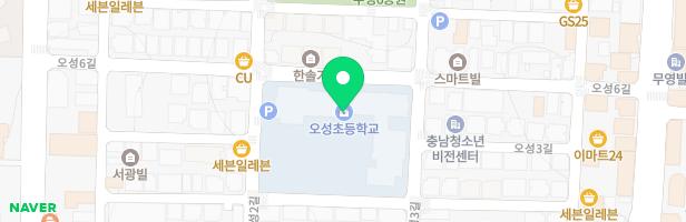 천안오성초등학교 외부 어린이놀이시설 2 지도 이미지