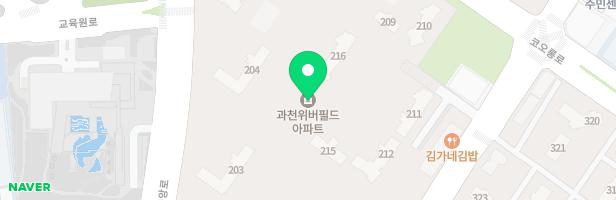 과천 위버필드 어린이놀이터2 (보육시설 남측) 지도 이미지