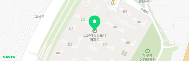 고산3단지 어린이놀이터1(310동 앞) 지도 이미지