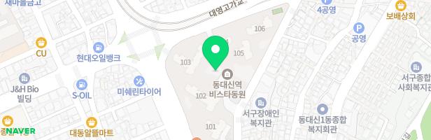 동대신역 비스타동원아파트 어린이놀이터1(102동 앞) 지도 이미지