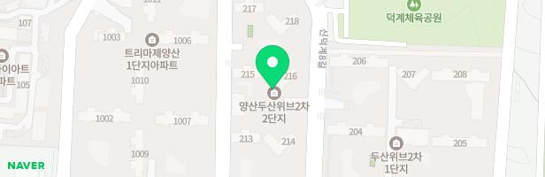 양산두산위브2차 2단지 어린이놀이터2(213동 앞) 지도 이미지