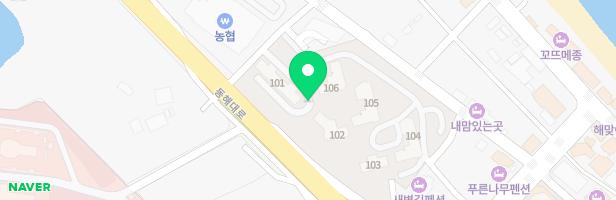 봉포코아루 어린이놀이터2 지도 이미지