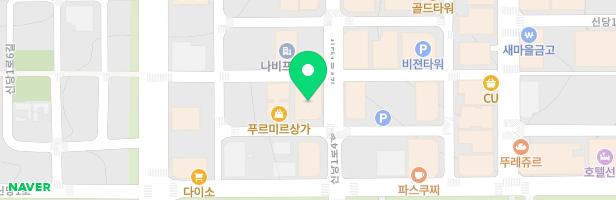 뜨돈 구미산동점 지도 이미지