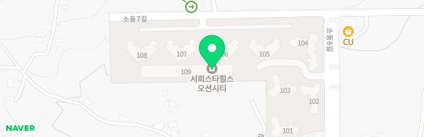 스타힐스오션시티 실내놀이터 지도 이미지