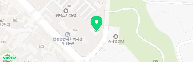 평택소사벌 A-5BL아파트 502동 앞 어린이놀이터1 지도 이미지