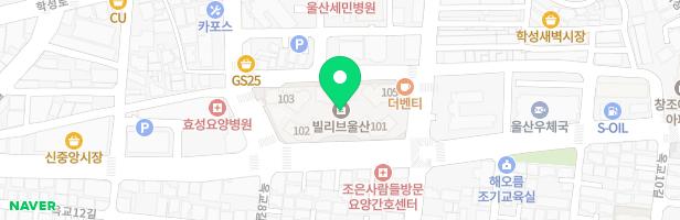빌리브울산 103동 앞 유아놀이터 지도 이미지