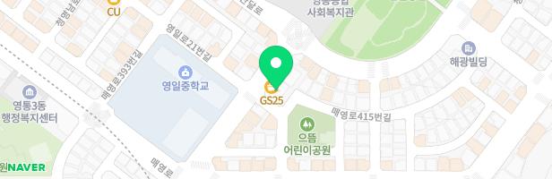 꿈꾸는아이들유치원 실내놀이터 지도 이미지